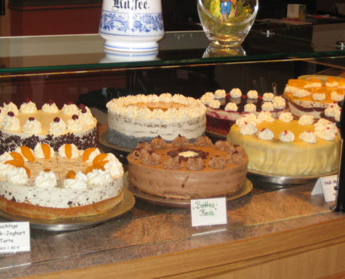 Tortenbuffet vor 20 Jahren